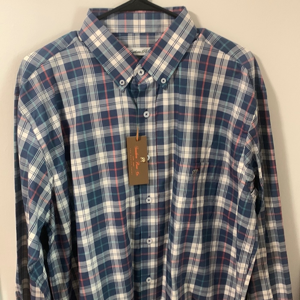 NWT Southern Point Co. L/S Collared Dress Shirt